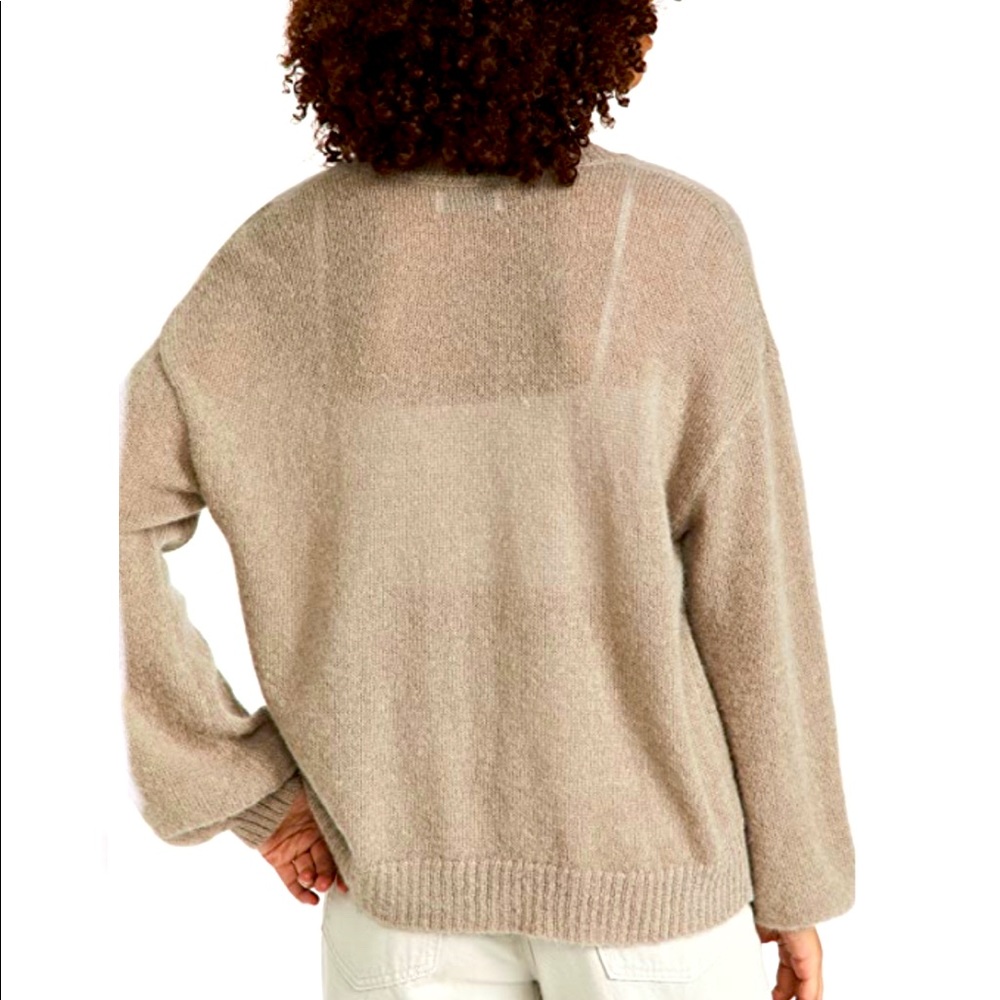 NWT Naadam Balloon Sleeve Cardigan X Large $415 - Picture 3 of 5